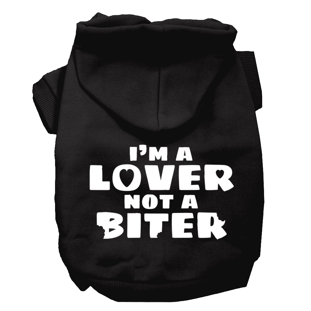 "I'm a Lover, Not a Biter" - SP Hoodie for Dogs & Cats