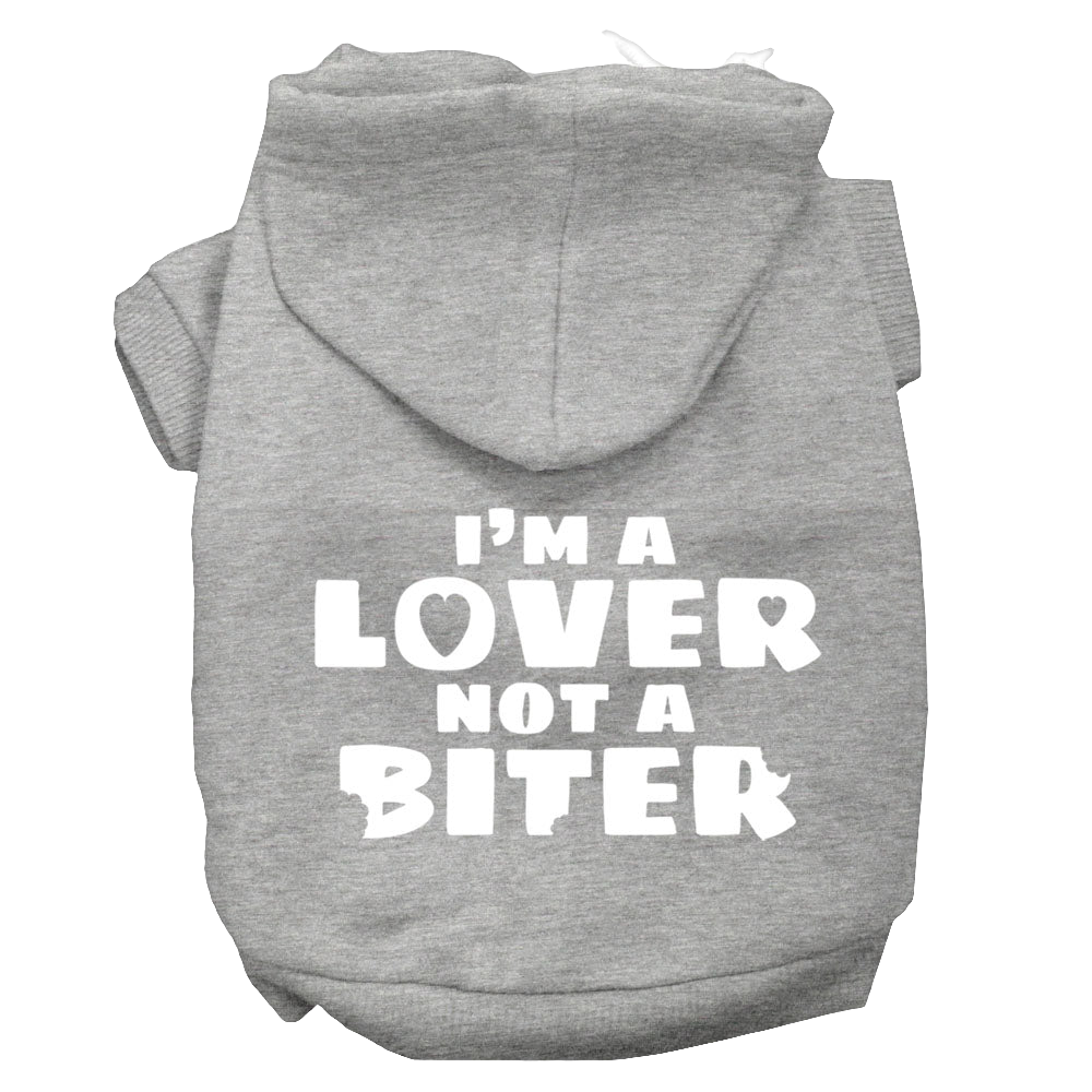 "I'm a Lover, Not a Biter" - SP Hoodie for Dogs & Cats