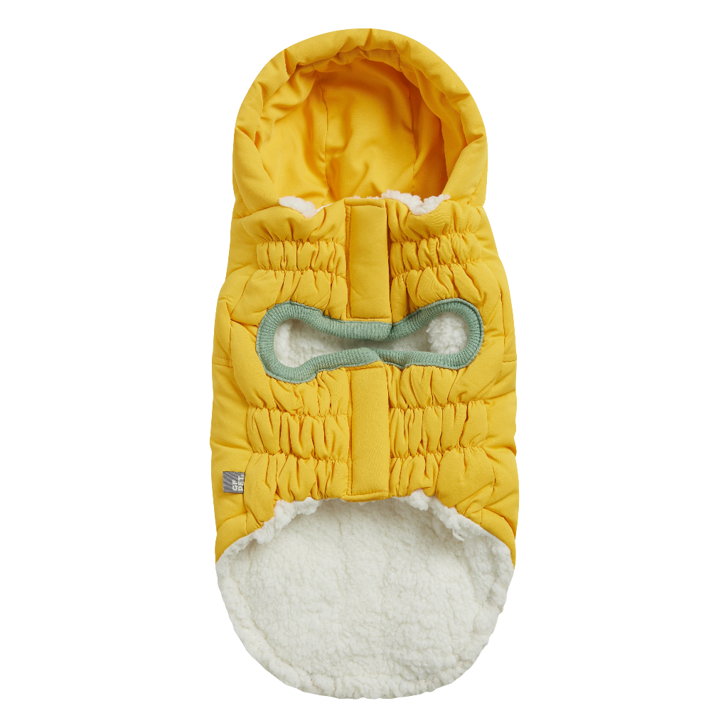 Yellow Arctic Dog Parka - Cozy Winter Coat for Pets