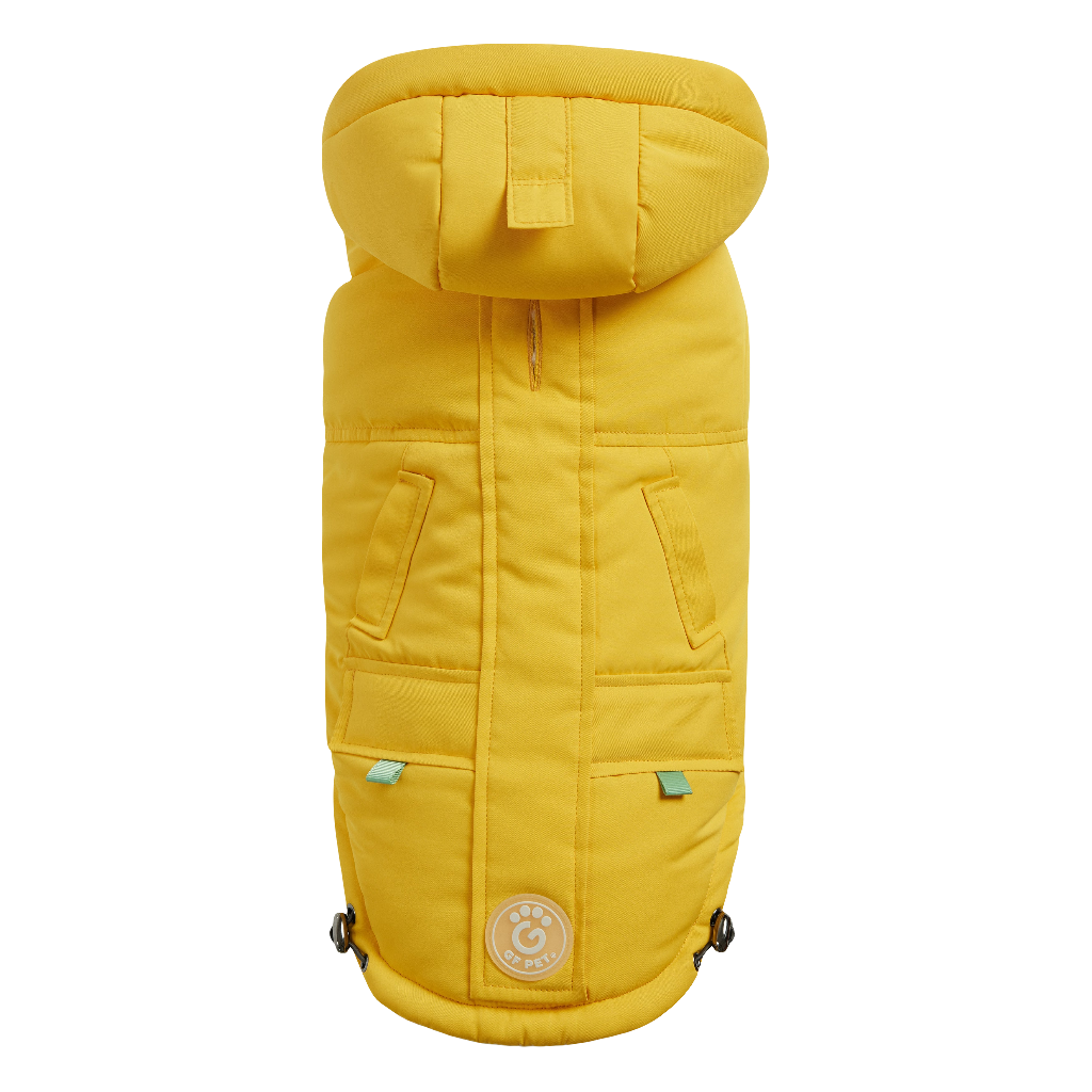 Yellow Arctic Dog Parka - Cozy Winter Coat for Pets