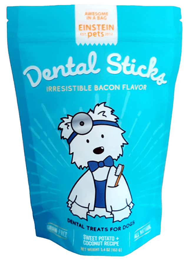 Einstein Pets Dental Sticks 6-Pack: Fresh Breath & Clean Teeth for Dogs