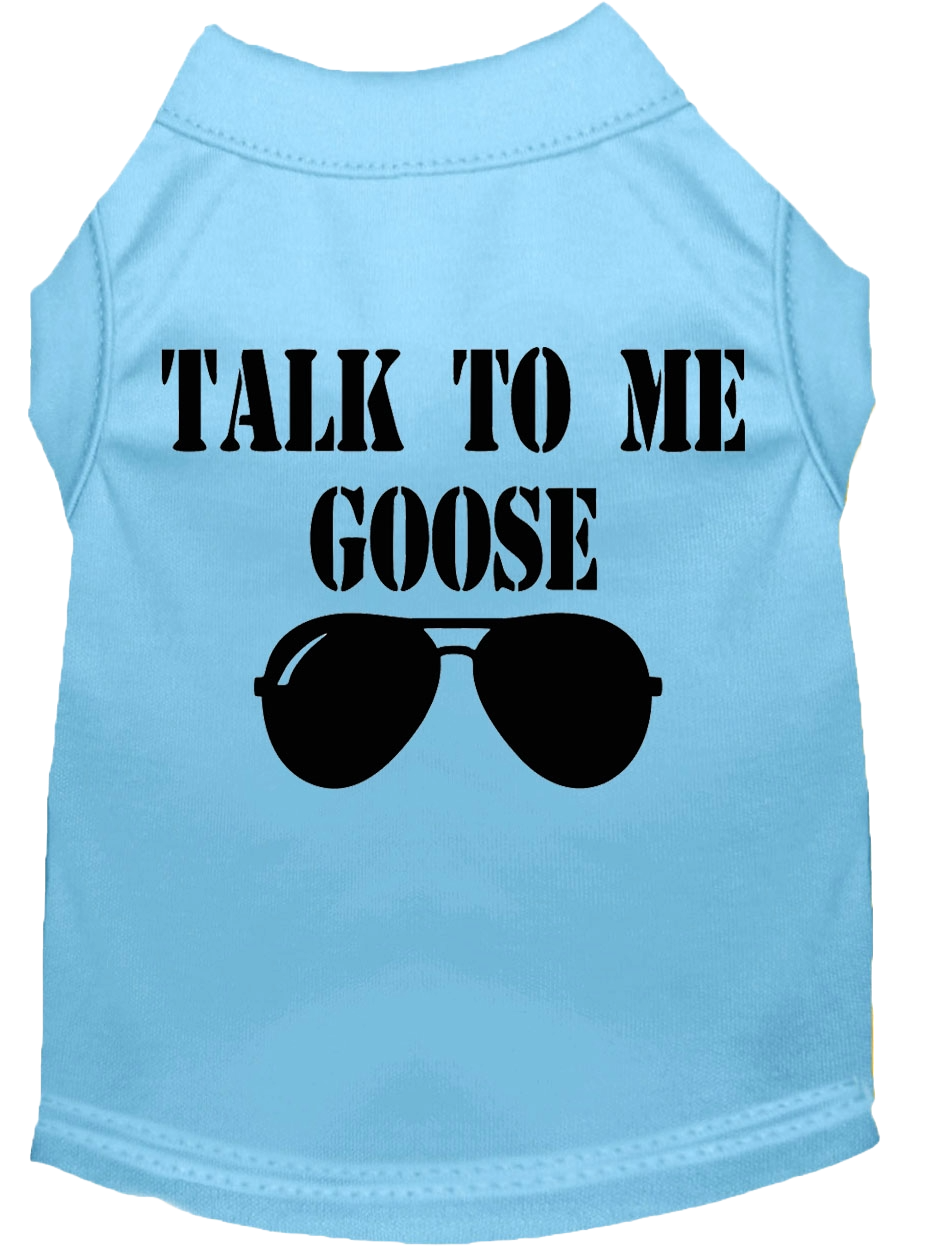 "Talk To Me Goose" Pet Shirt for Dogs & Cats - Inspired by Top Gun, Comfortable & Durable