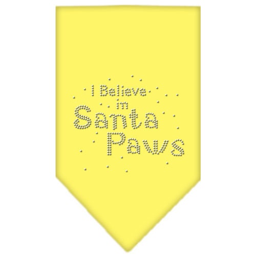 Christmas Pet and Dog Bandana Rhinestone, "I Believe In Santa Paws"