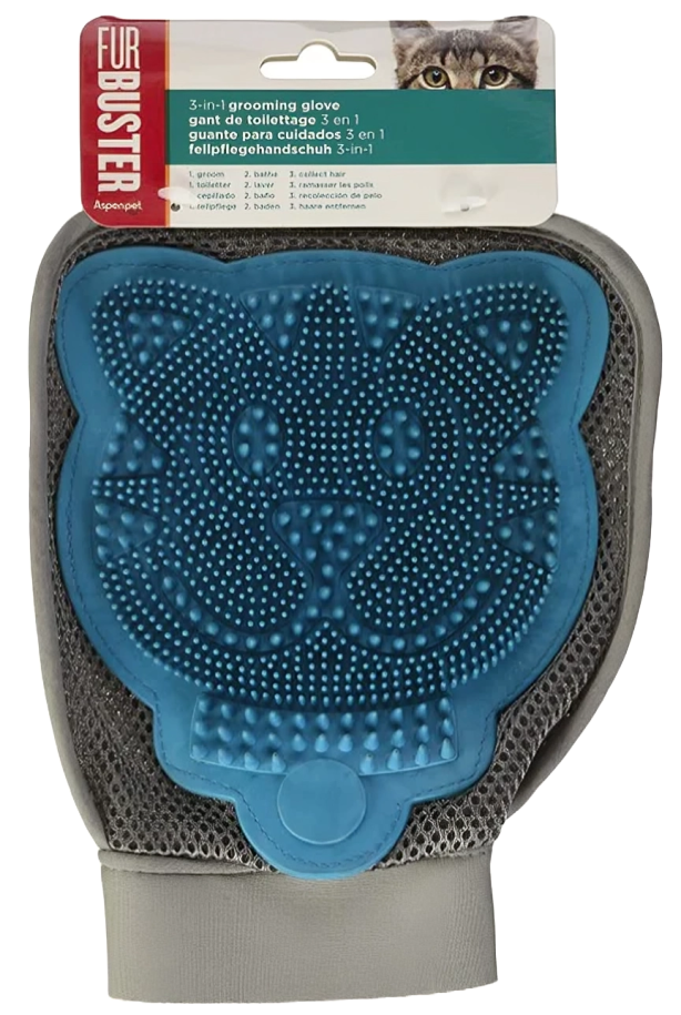 JW Pet Furbuster 3-in-1 Cat Grooming Glove: Ultimate Comfort & Versatility for Pet Owners