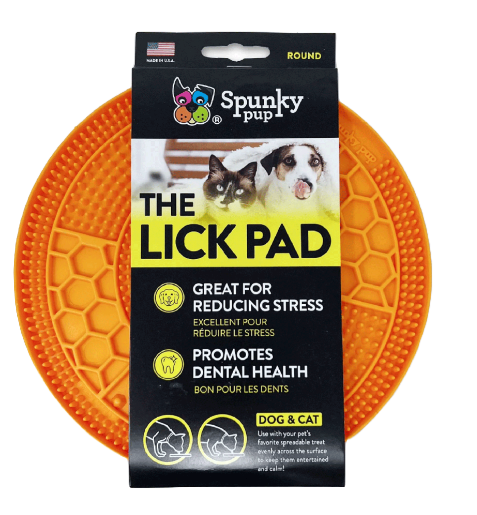 Spunk Pump Round Lick Pad for Dogs & Cats