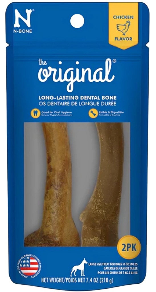 Big Flavor, Big Fun: N-Bone Chicken Large Chew Bone for Your Pup!