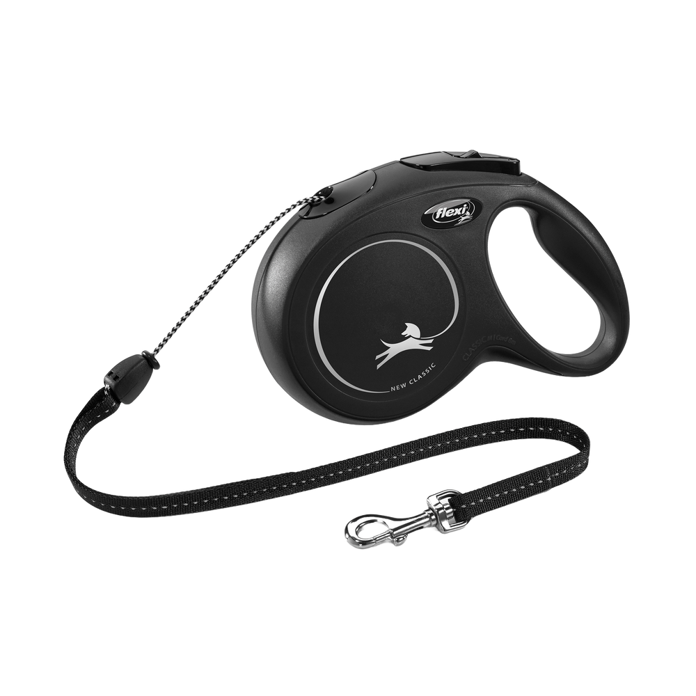 New Classic Flexi Retractable Dog Leash: Durable Cord for Safe, Flexible Walks