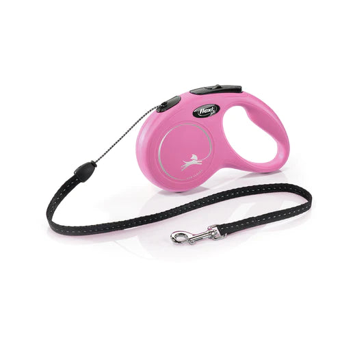 New Classic Flexi Retractable Dog Leash: Durable Cord for Safe, Flexible Walks