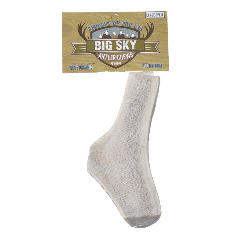 Premium Big Sky Antler Chews: Large Split