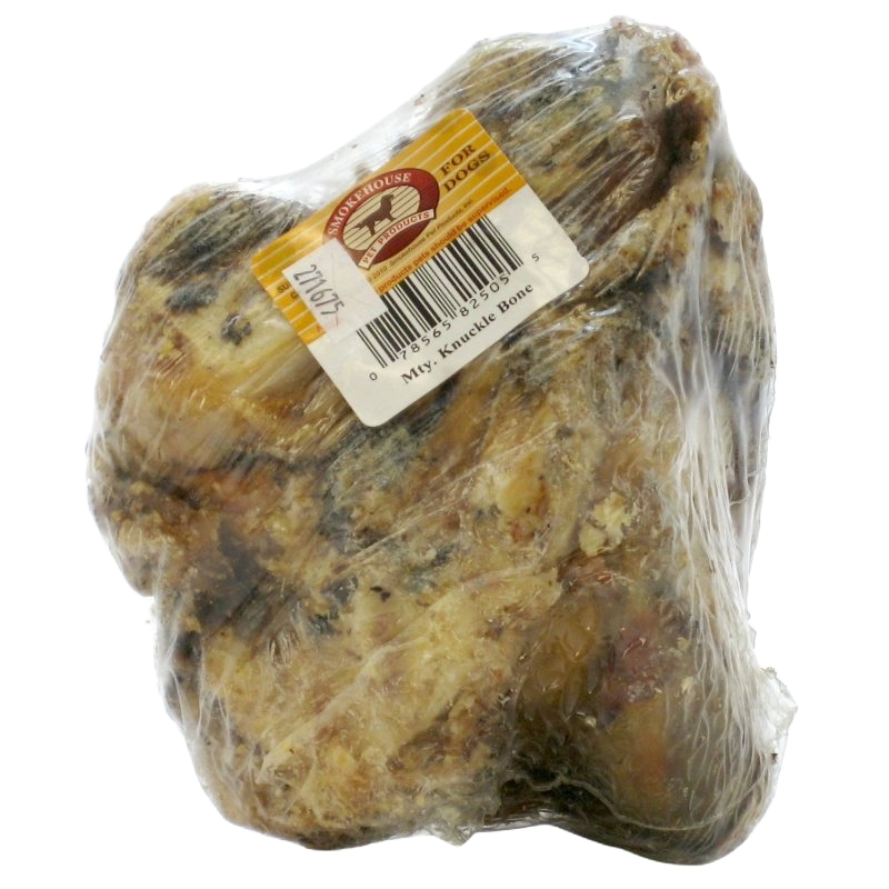 Smokehouse Premium Meaty Beef Knuckle Bone - All-Natural Dog Chew