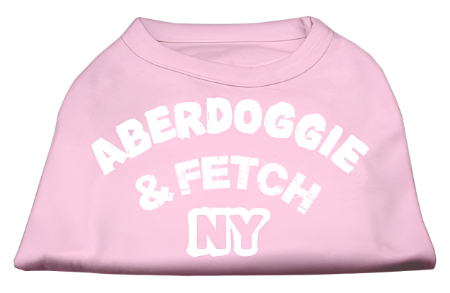 "Aberdoggie and Fetch NY" Screen Printed Pet Shirt for Dogs & Cats - Stylish Comfort Wear