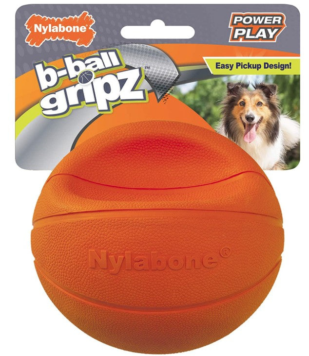 Nylabone Power Play B-Ball Gripz Dog Toy