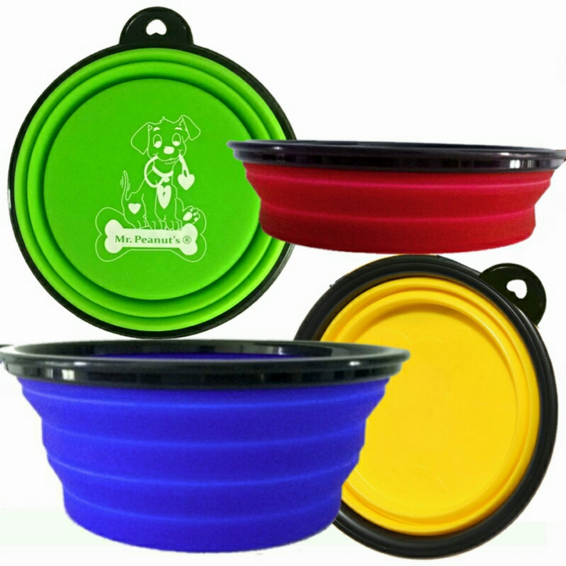 Compact and Portable Silicone Bowls for Travel: Easily Collapsible Design