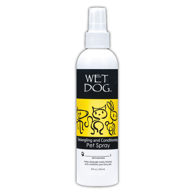 Wet Dog - "Silky Pet Shine:" Detangling and Conditioning